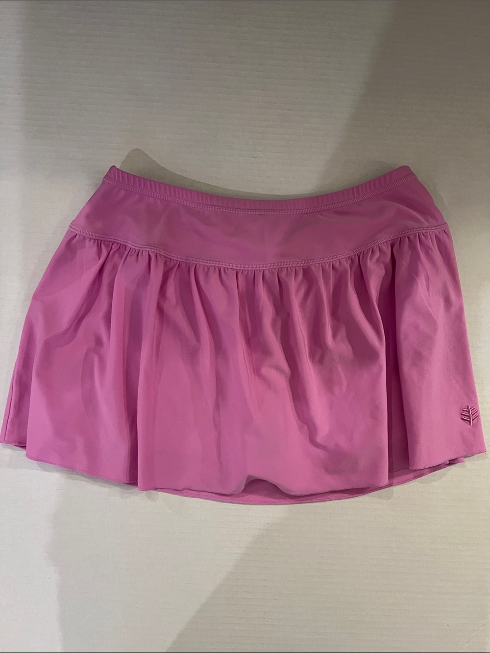 Coolibar WaveCatcher Pink Kid’s Swim Skort - UPF 50+ - Size Y XL